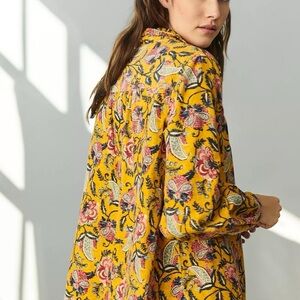 Anthropologie Pilcro and the Letterpress Sigourney Corduroy Button Down Shirt